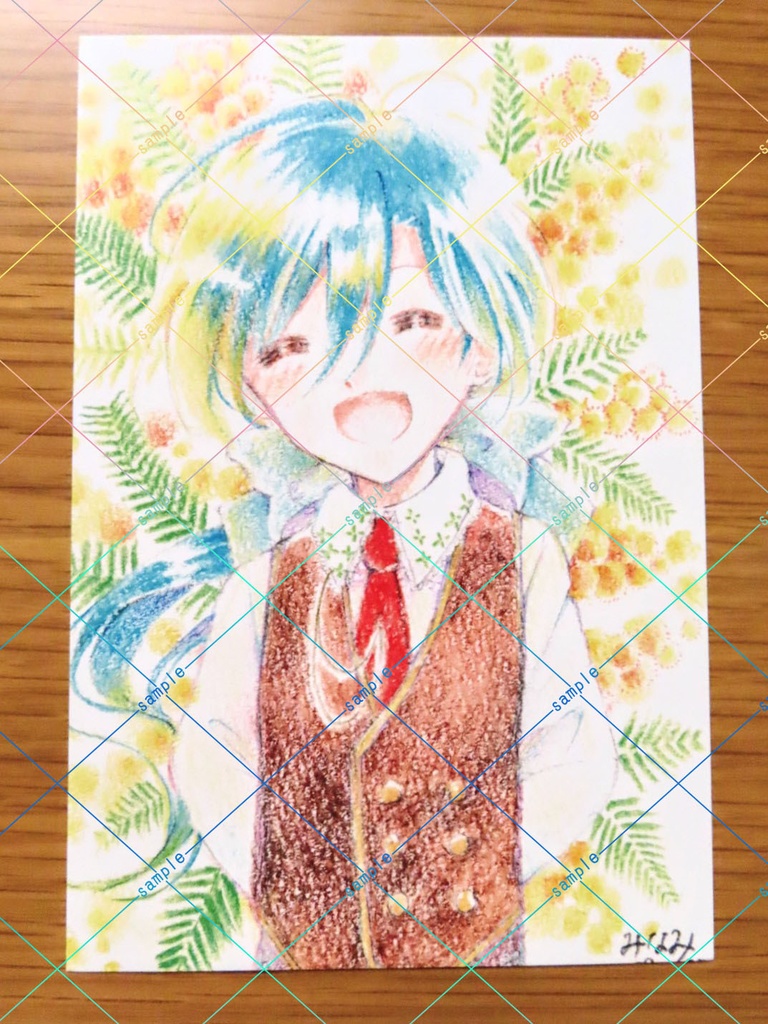 【ポストカード】きみの笑顔は、春の木漏れ日