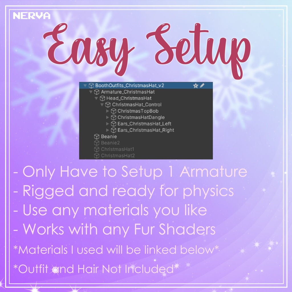 『 Accessory 』 Christmas / Holiday Winter Hats Pack!