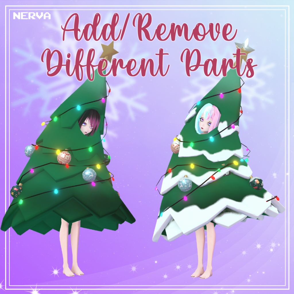 『 3D Outfit 』 Rigged Christmas Tree