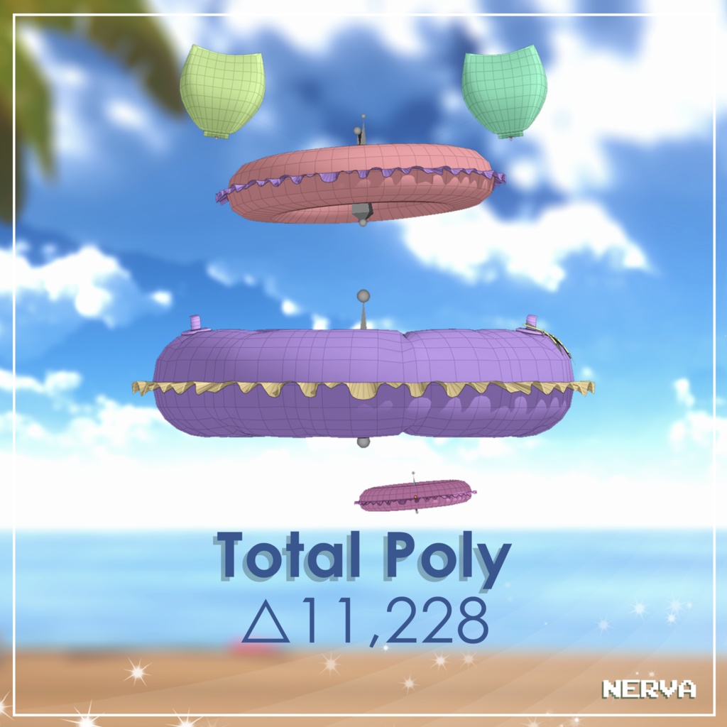 『 3D Attachment 』Summer Floaty Pack!