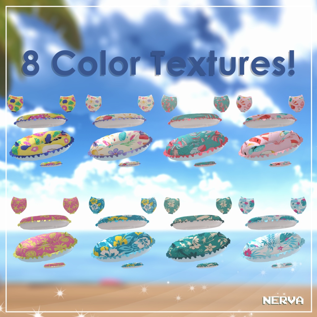 『 3D Attachment 』Summer Floaty Pack!