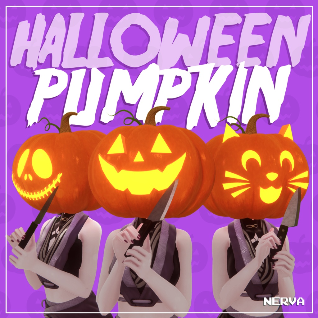 『 3D Outfit 』Halloween Pumpkin Costume