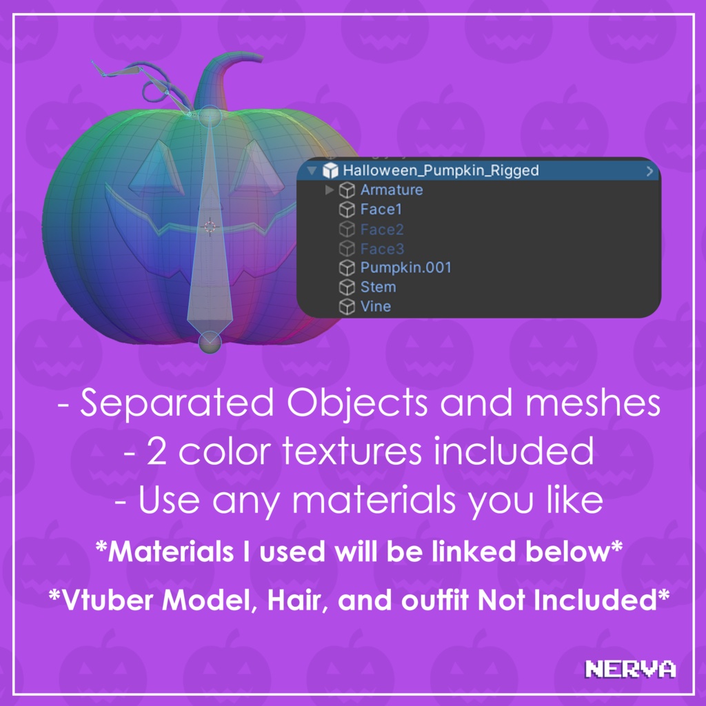 『 3D Outfit 』Halloween Pumpkin Costume