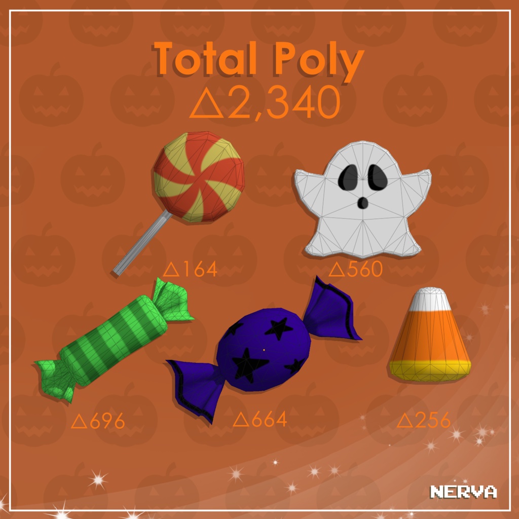 『 3D Props 』October Halloween Throwables Pack 2