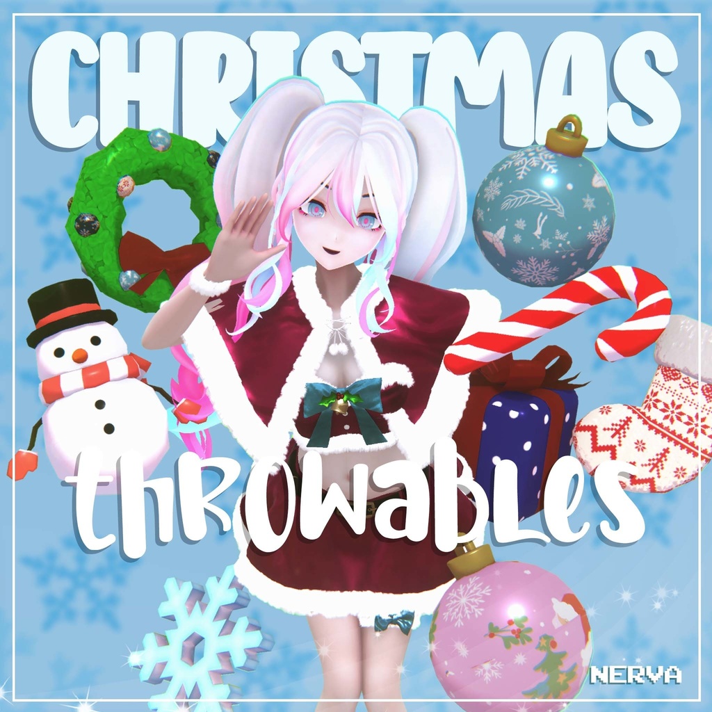 『 3D Props 』Christmas Throwables Pack