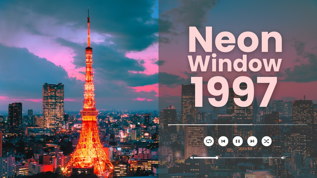 【フリーBGM】Rain on Neon Glass