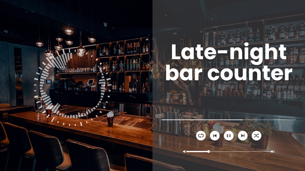 【フリーBGM】Late-night bar counter Complete Pack