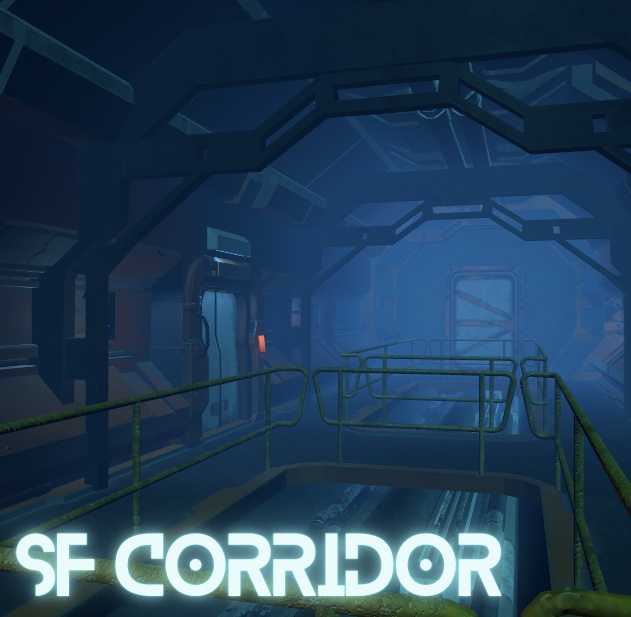 [VRC向け販売ワールド]SF風廊下◆販売開始セール中1000円OFF]◆