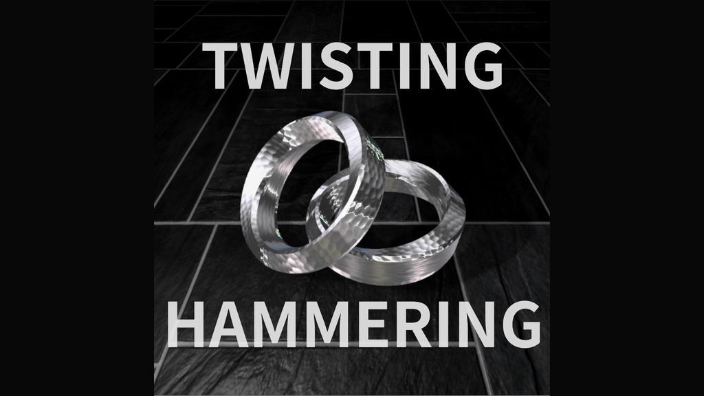 【無料】twist/hammering RING【VRChat】