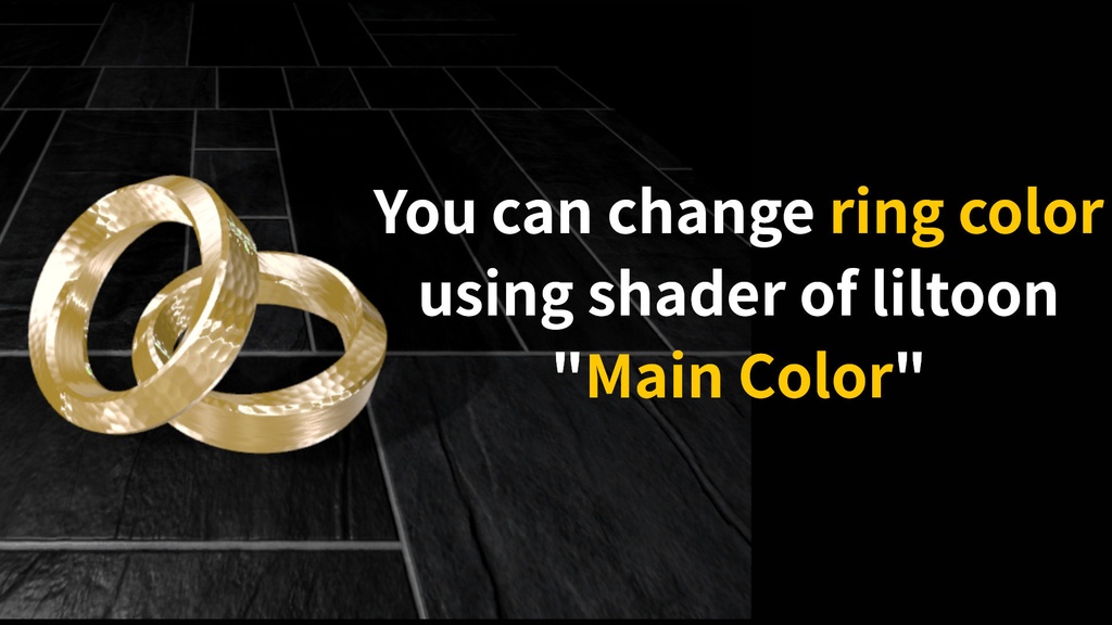 【無料】twist/hammering RING【VRChat】