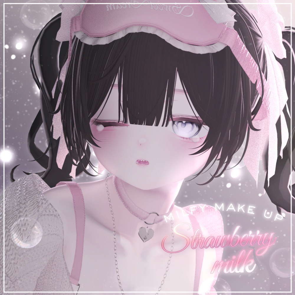 🩷【ミルフィ/Milfy】StrawBerry Milk🍓make up🩷