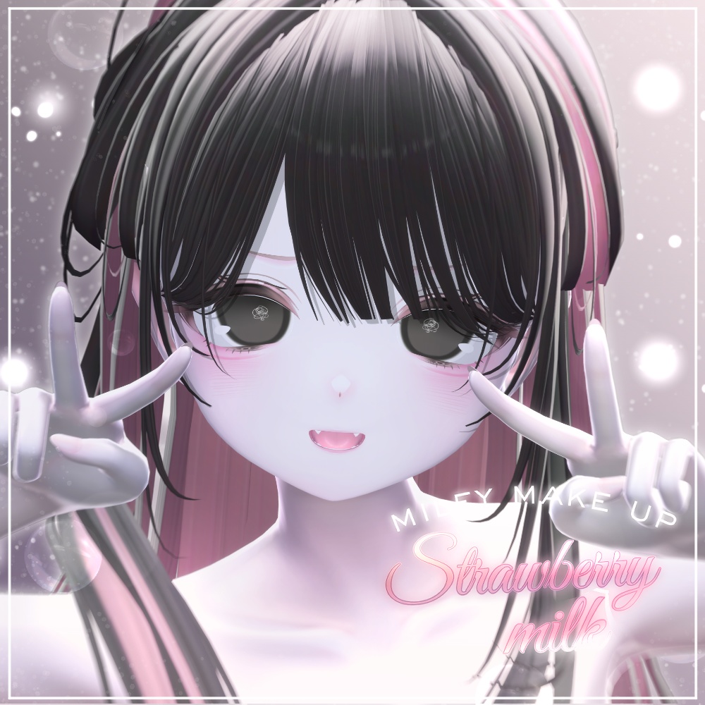🩷【ミルフィ/Milfy】StrawBerry Milk🍓make up🩷