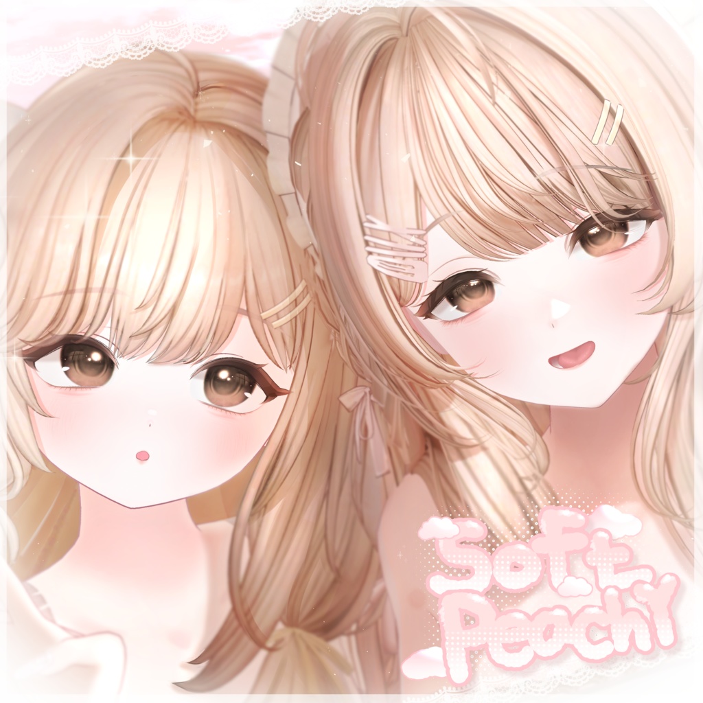 ⋆. 𐙚 ˚【Milltina/Plum対応】⋆ Soft Peachy🍑~ Make up ˚ 𐙚 .⋆