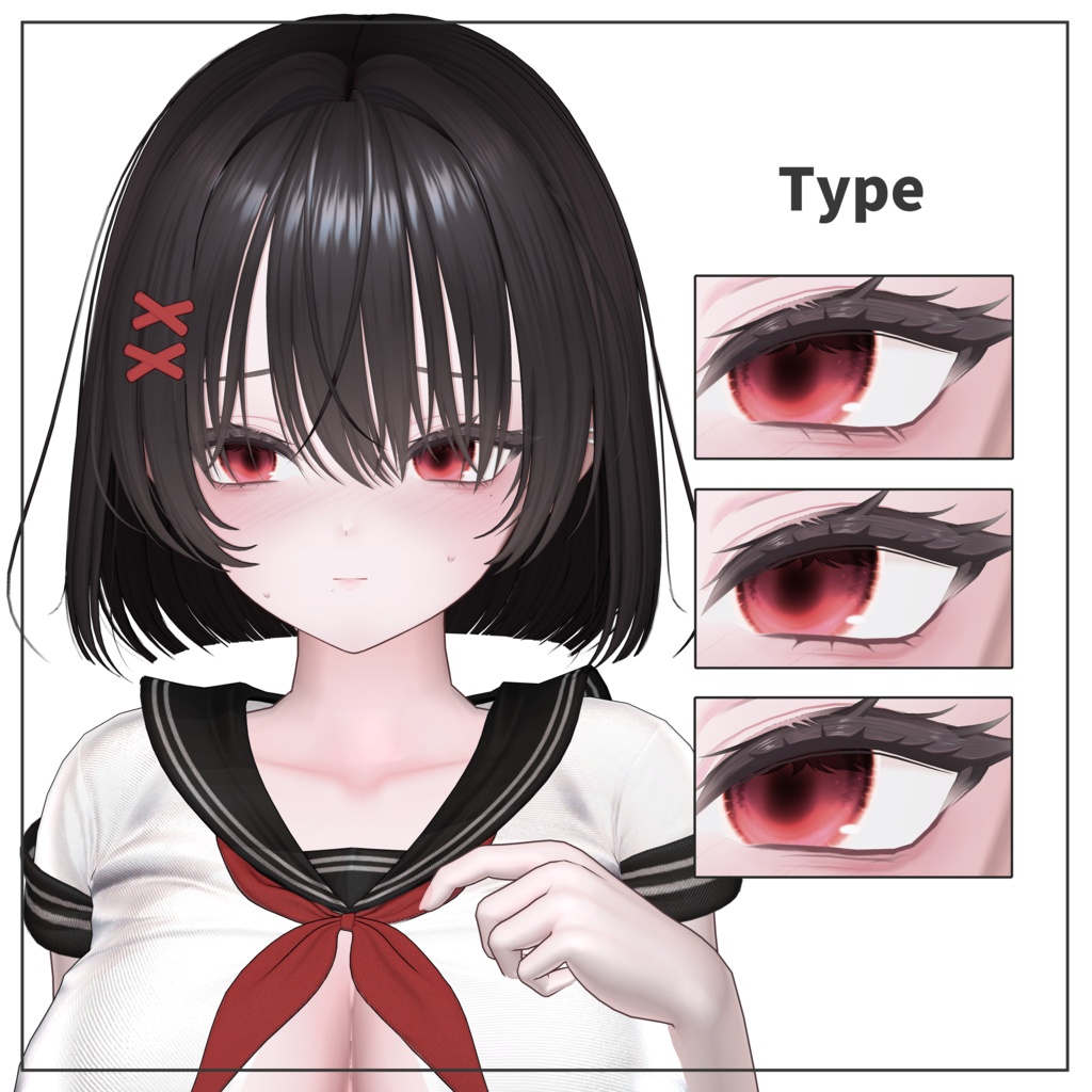 ⿻⚠︎【Milltina/ミルティナ】 Psychosis.exe ~ Make up& face animation ⚠︎⿻