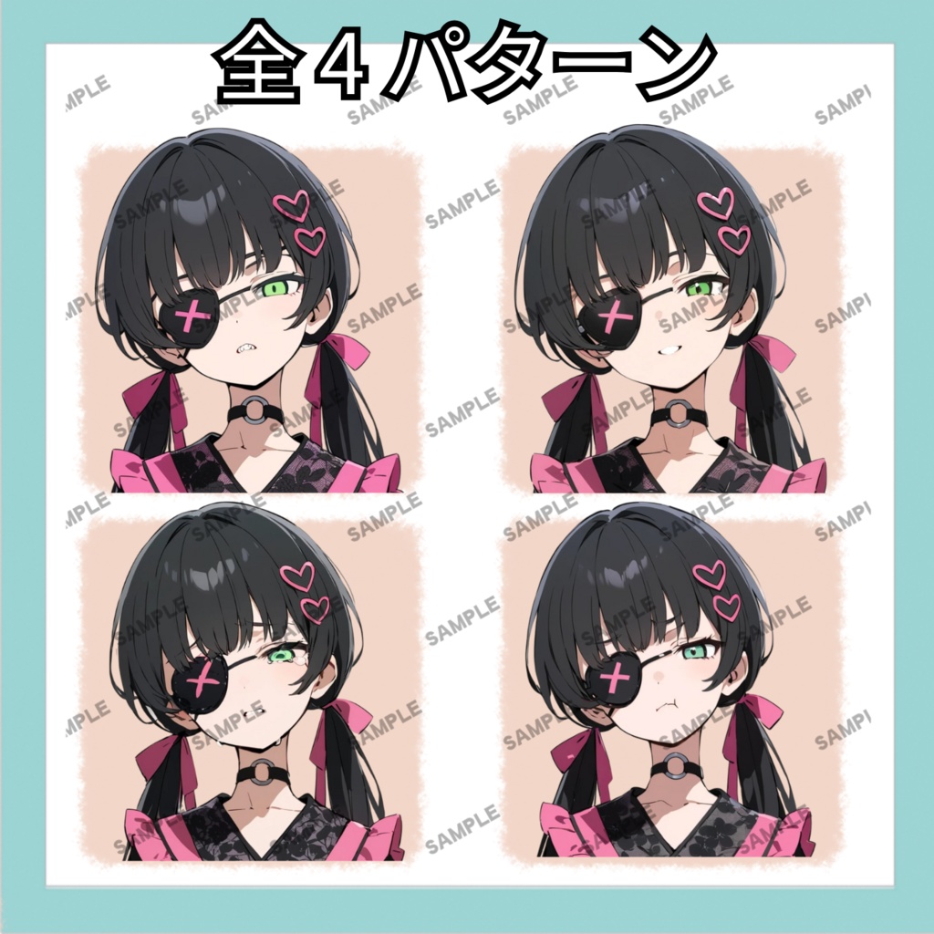 【キャラ素材】地雷系女子01