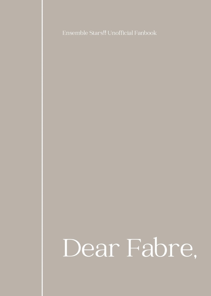 Dear Fabre,