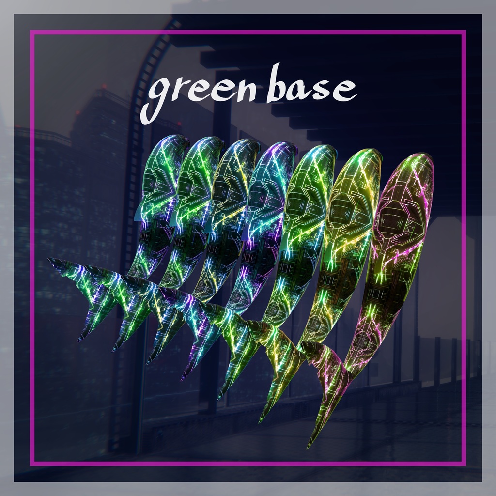 【ルルネ想定】CyberTail【汎用マテリアル】