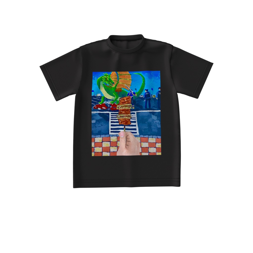 「サービスエリアドラゴン」ビッグシルエットTシャツ