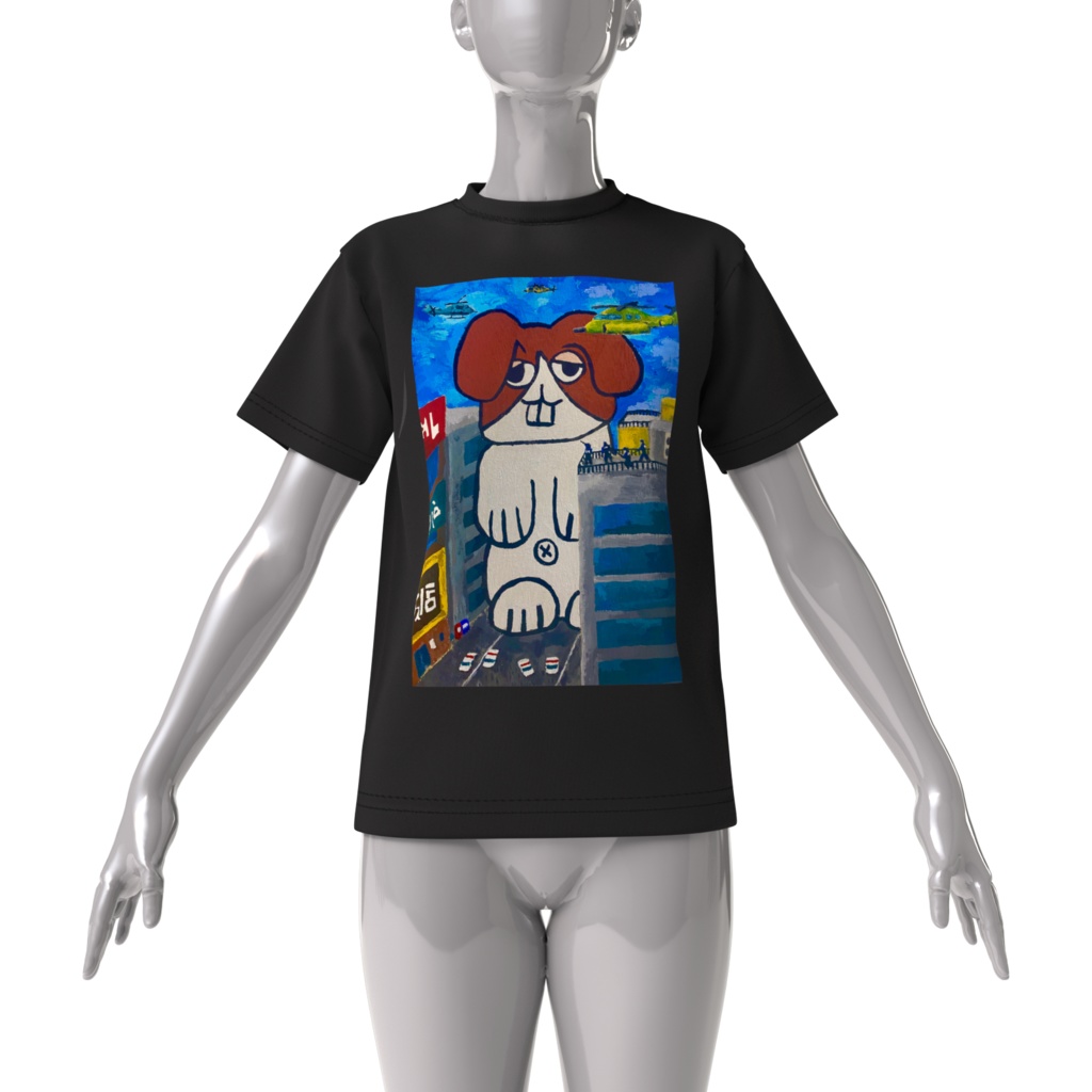 「大きないきもの」ビッグシルエットTシャツ