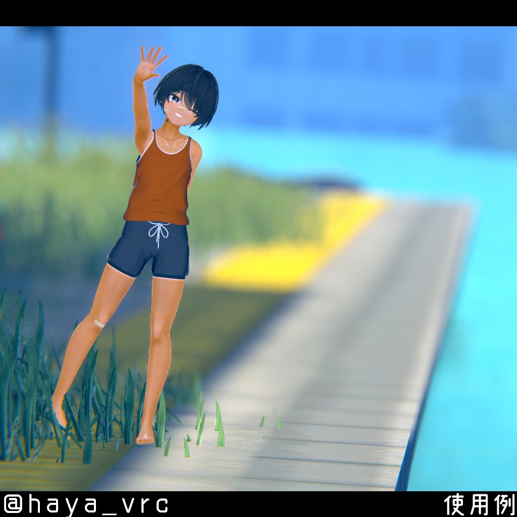 (キリサメくん対応)タンクトップ&ハーフパンツ