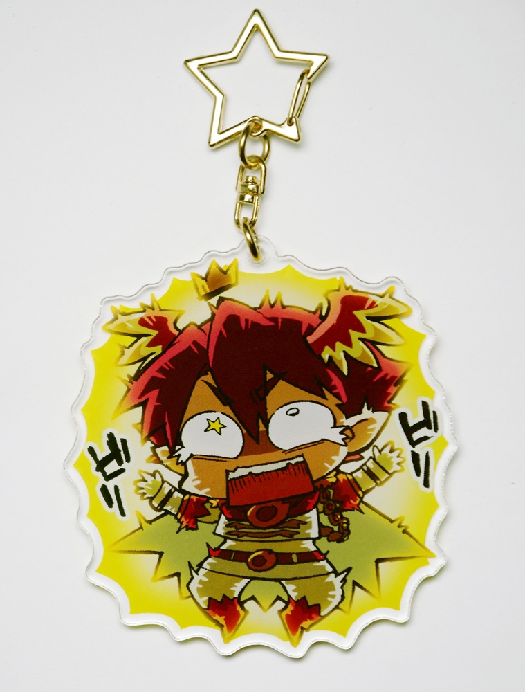 『王の威厳だ！鳥ノ凰』 無様（感電）アクリルキーホルダー