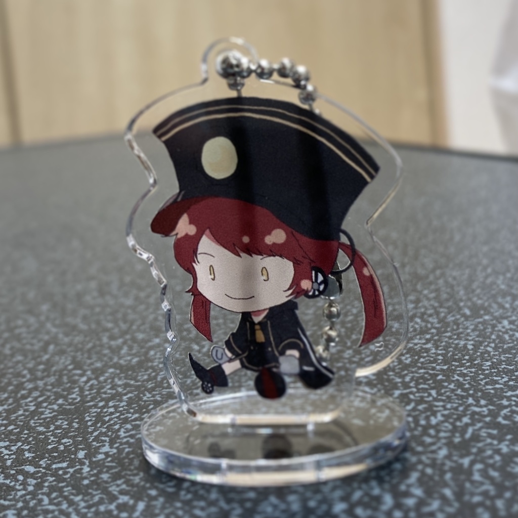 おすわりコタンアクスタキーホルダー