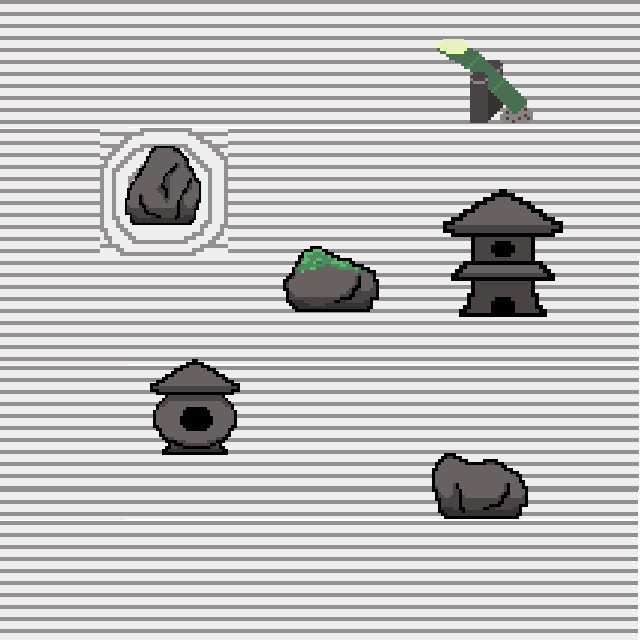 【枯山水・日本庭園ドット絵素材 ミニセット】