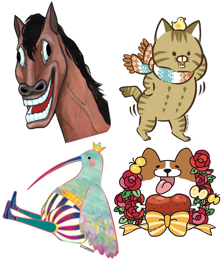 動物ステッカー