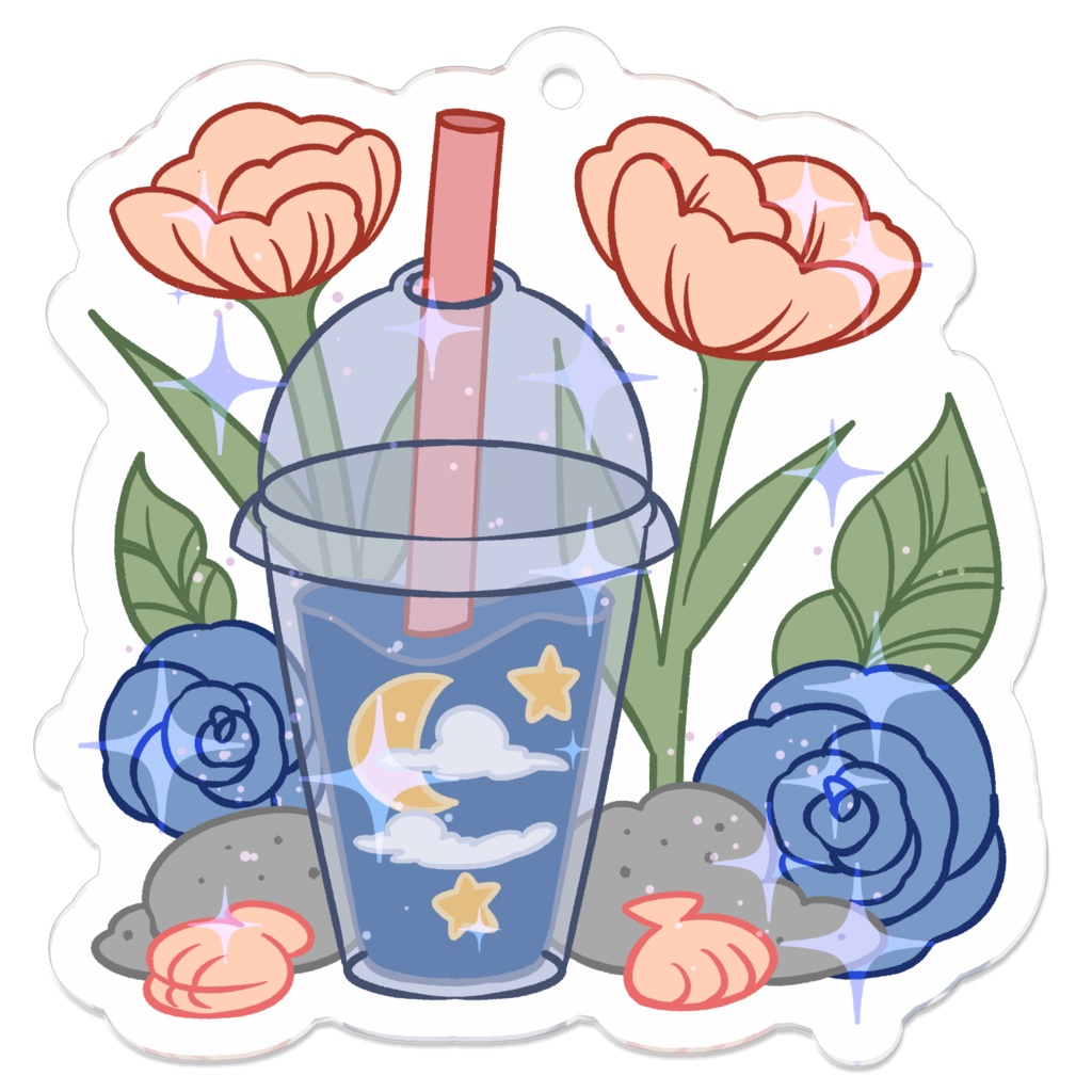 Plastic Cup / プラスチックカップ - オリジナル アクリルキーホルダー