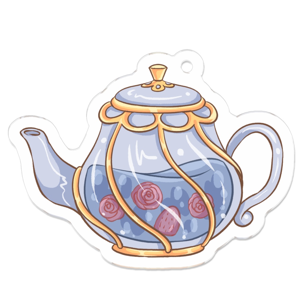 Teapot / ティーポット - オリジナル アクリルキーホルダー