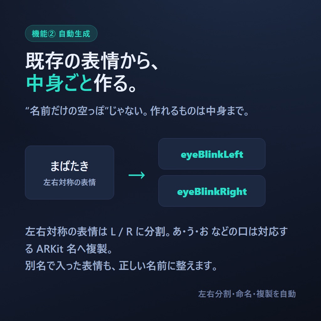VRC FaceTrack Ready | 顔トラ対応の下ごしらえを自動化するBlenderアドオン