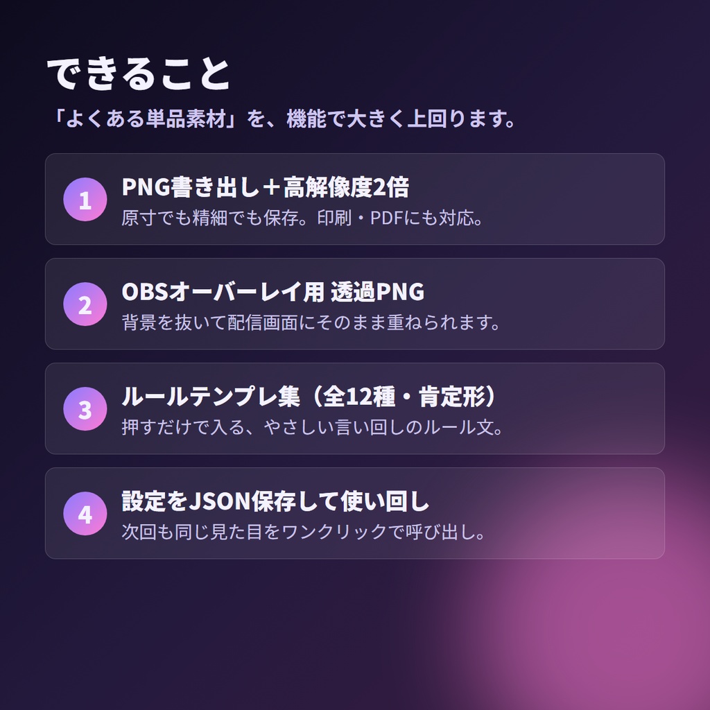 初見さんルール表メーカー