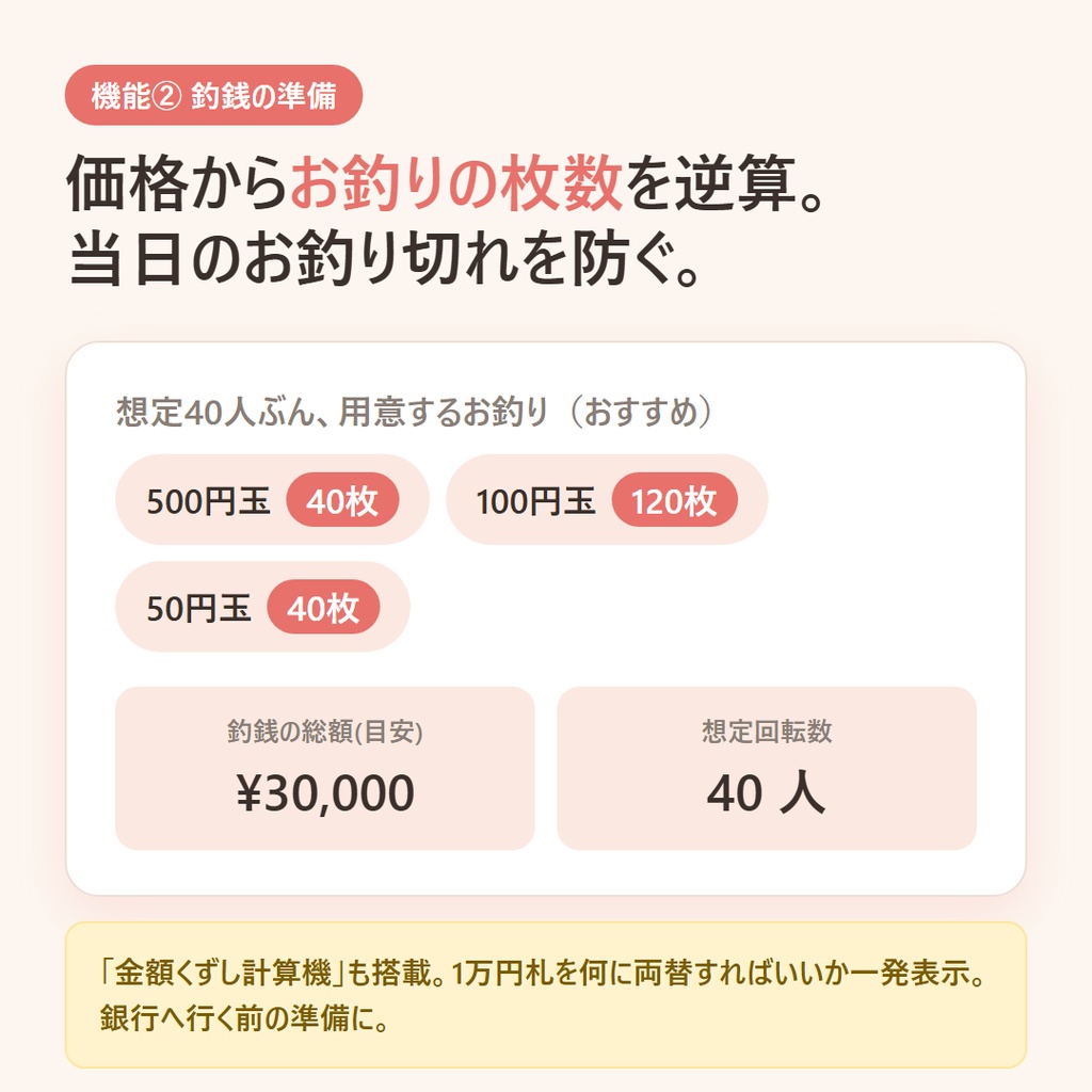 サークルおたすけ帳|同人イベントの頒布計画・釣銭・持ち物・収支をこれ1つで(完全オフライン買い切り)