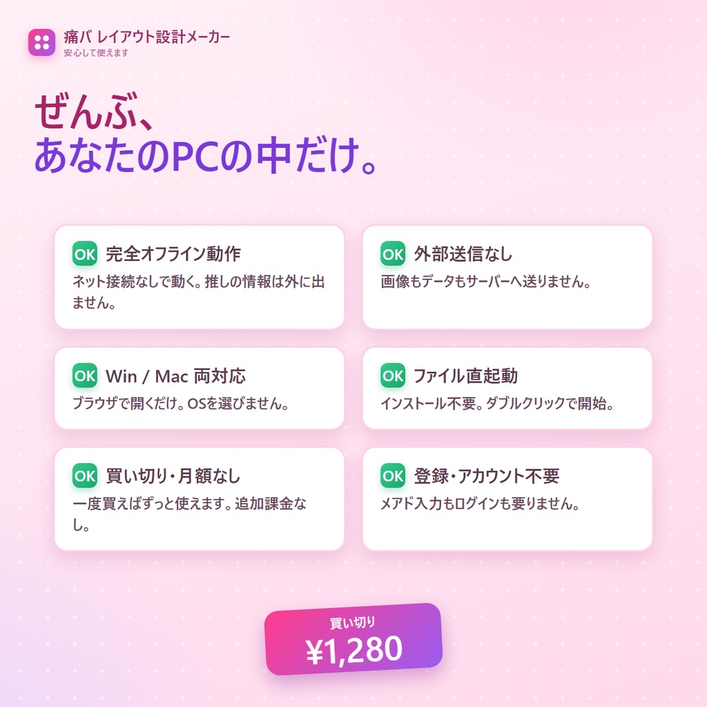 痛バ レイアウト設計メーカー
