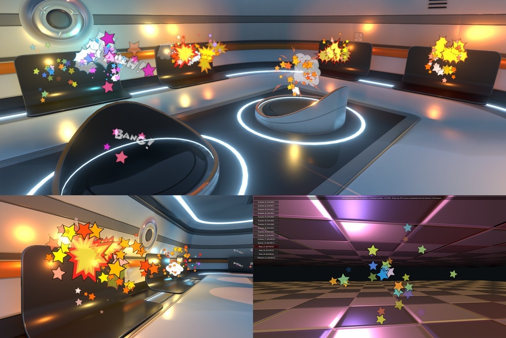 3D Cartoon Explosions Pack Vol 3