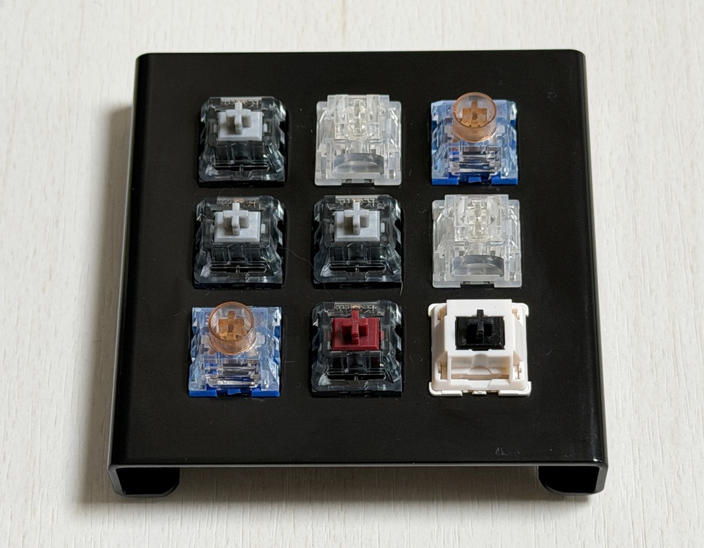 MXスイッチテスト用マクロパッド基板 9KeyTester