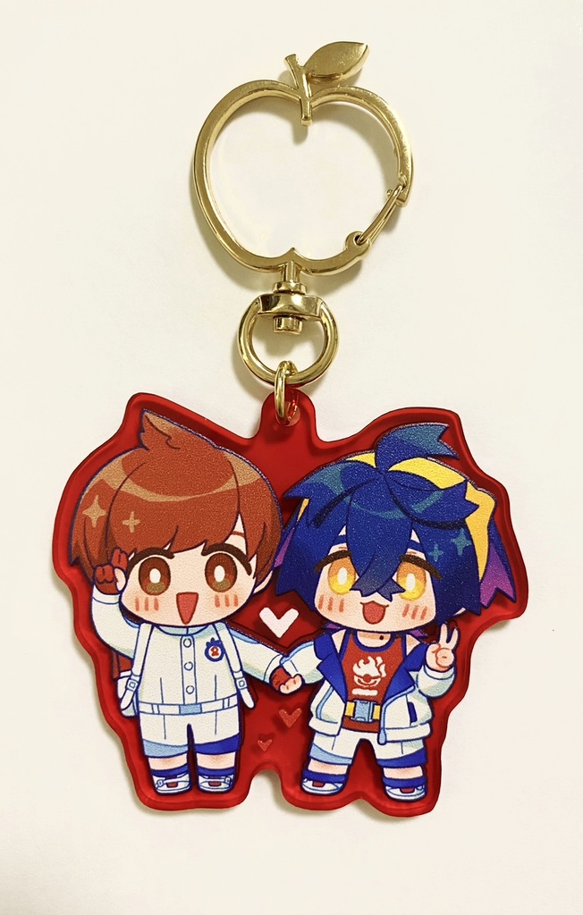 【両面仕様】ハルスグ浮かれ仲良しアクキー