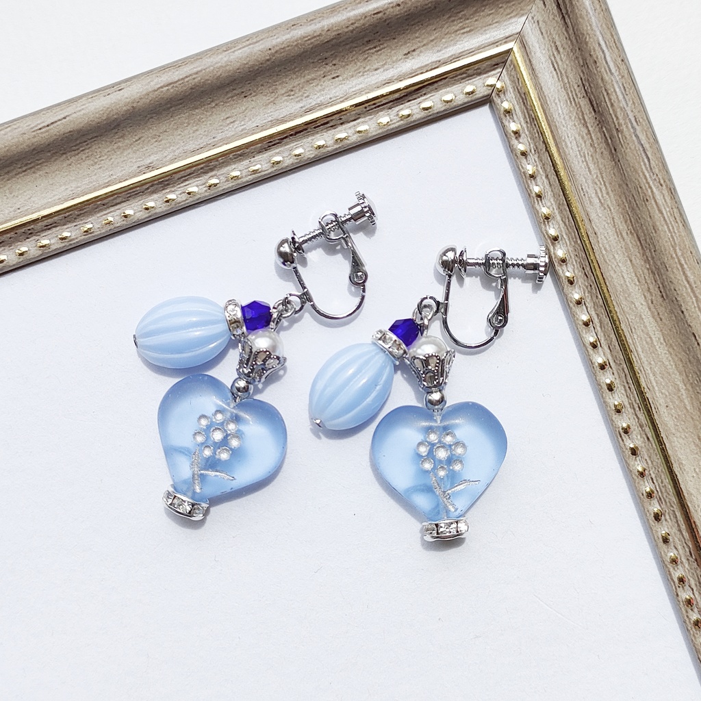 ひんやり香水瓶 オリジナルイヤリング