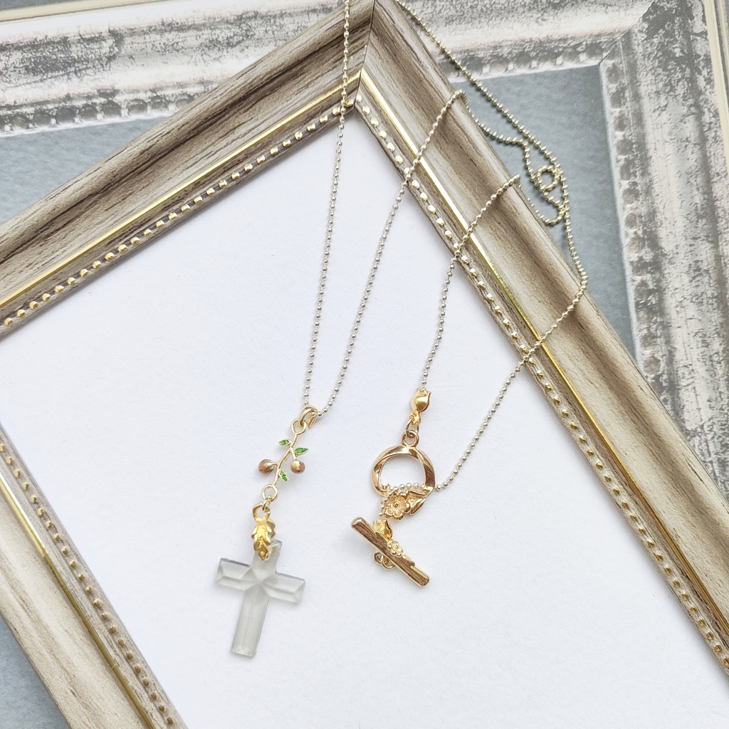 黄薔薇の骸 納棺師 イメージネックレス