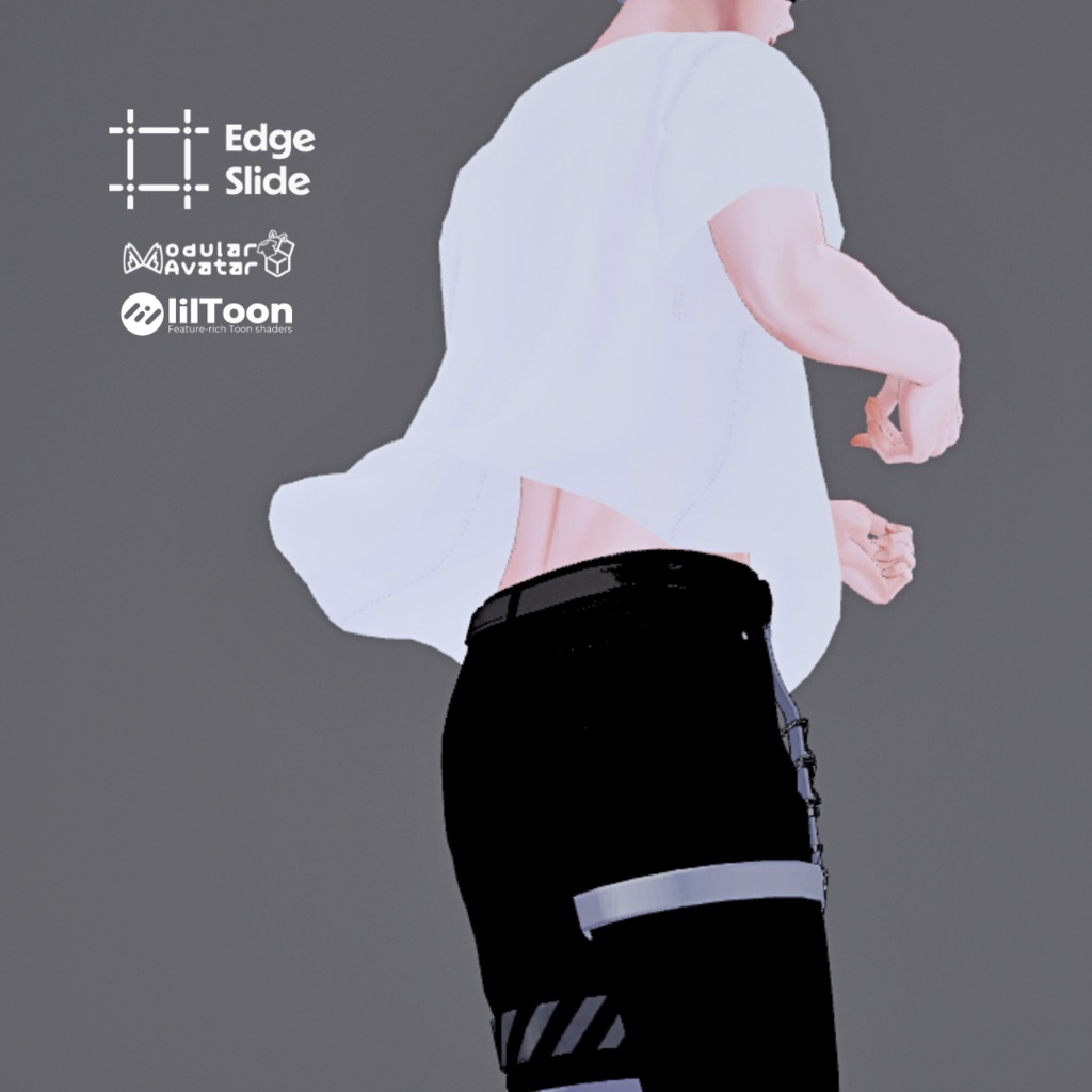 【水瀬対応】オーバーサイズTシャツ(シェイプキー付き) #ES_ITEM