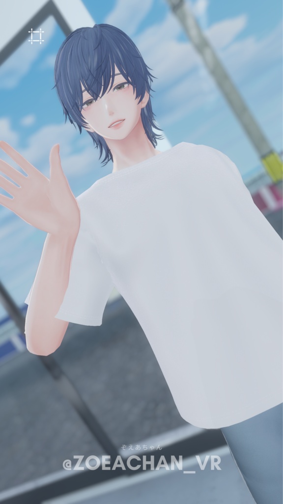 【水瀬対応】オーバーサイズTシャツ(シェイプキー付き) #ES_ITEM