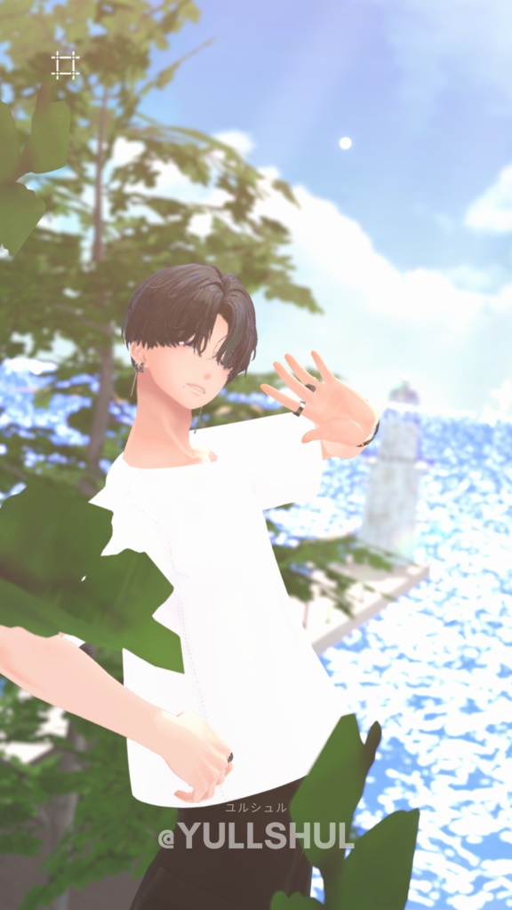 【水瀬対応】オーバーサイズTシャツ(シェイプキー付き) #ES_ITEM