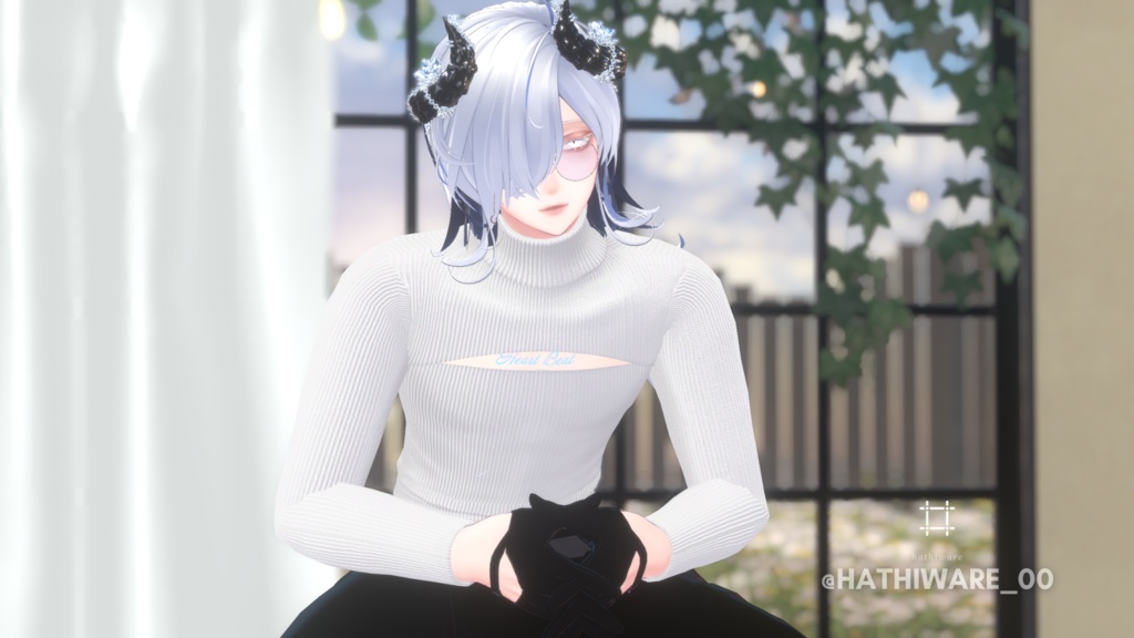 【水瀬 / 珍飯亭ボディ対応】開け閉めできる!胸開きセーター #ES_ITEM