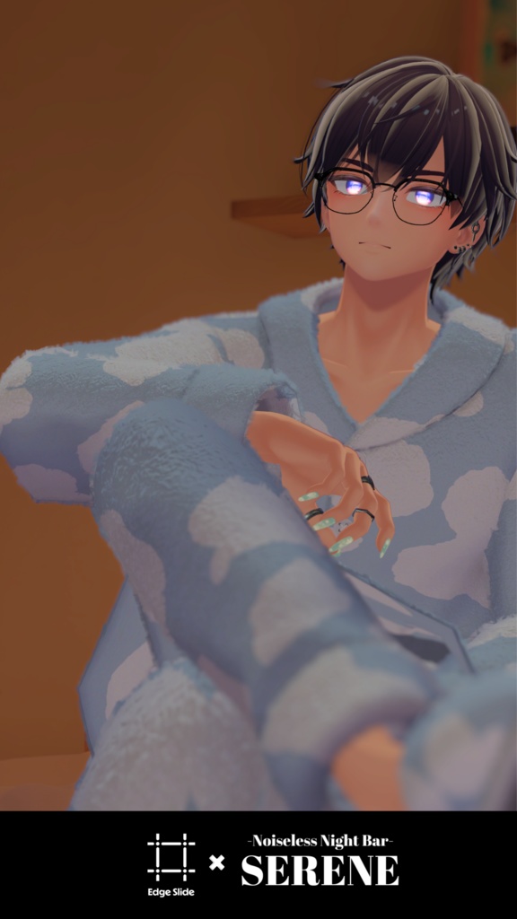 【6アバター対応】色柄たくさん!ふわもこパジャマ スリッパ付き #ES_ITEM