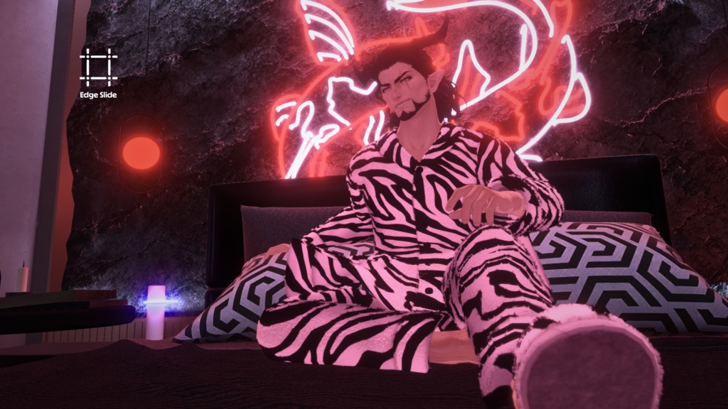 【6アバター対応】色柄たくさん!ふわもこパジャマ スリッパ付き #ES_ITEM