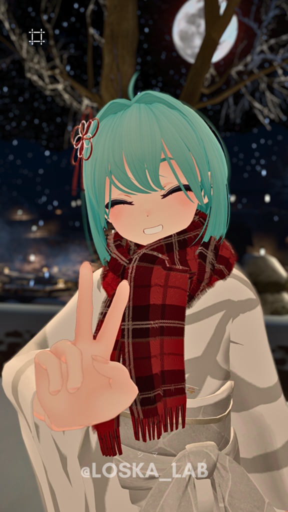 サイドバングショート(アレンジ・調整用シェイプキー付き) #ES_ITEM