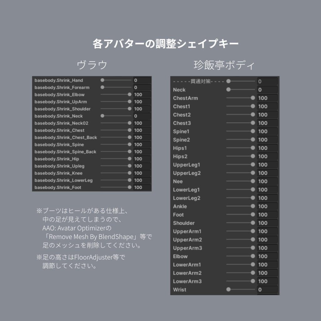 Wandering Phantom【6アバター対応】#ES_ITEM