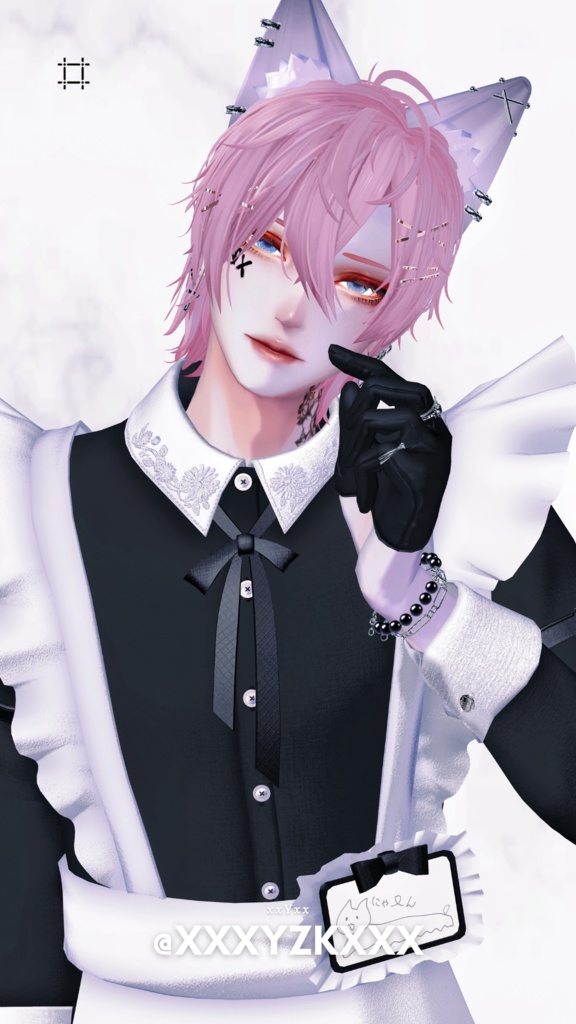 男性メイド🎀Sugarplum【5アバター対応】#ES_ITEM