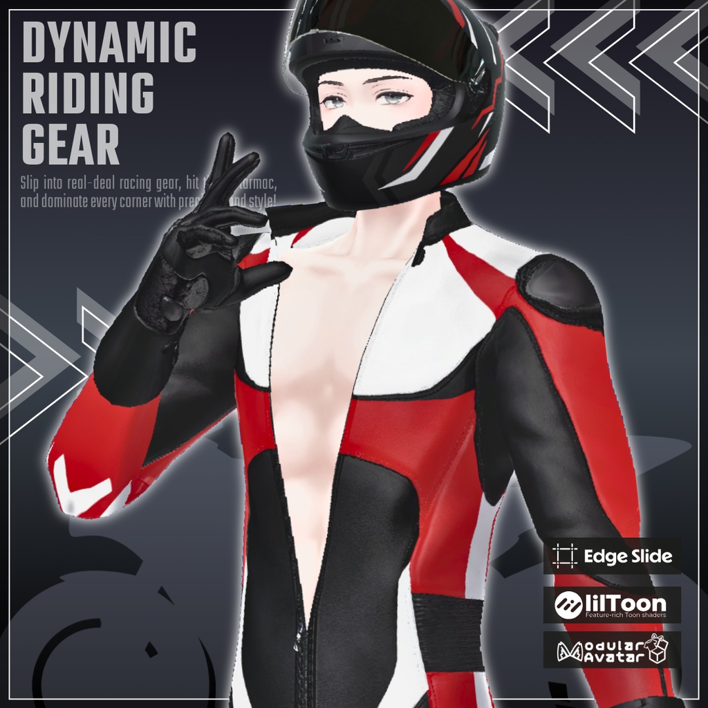 ✨セール中✨【6アバター対応】Dynamic Riding Gear🏍 #ES_ITEM
