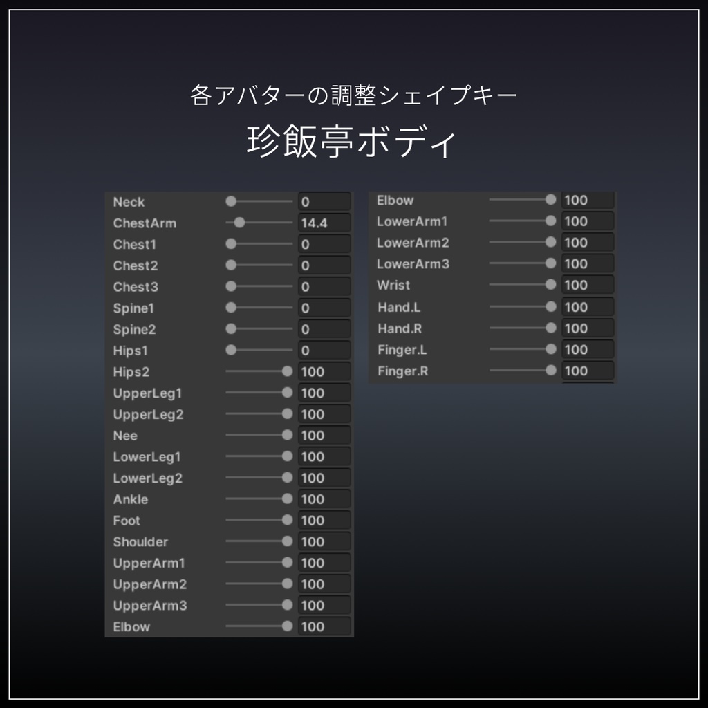 Dynamic Riding Gear🏍【6アバター対応】#ES_ITEM
